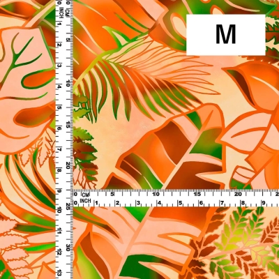 Hula Fabric / Hawaiian Leaf / JKH-682-OR