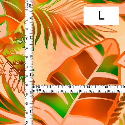 Hula Fabric / Hawaiian Leaf / JKH-682-OR