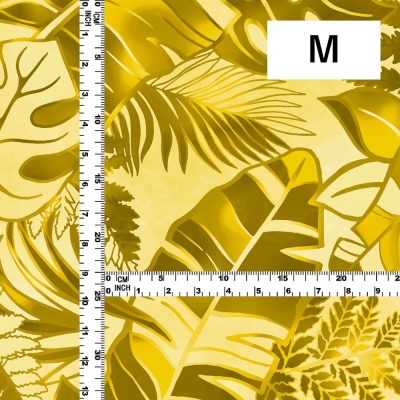 Hula Fabric / Hawaiian Leaf / JKH-682-YE