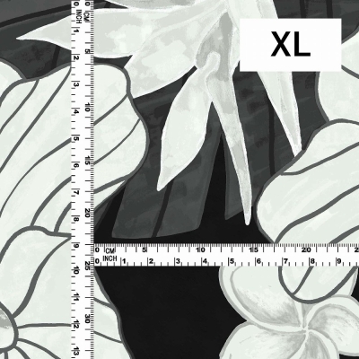 Hula Fabric / Hibiscus / JKH-684-BK