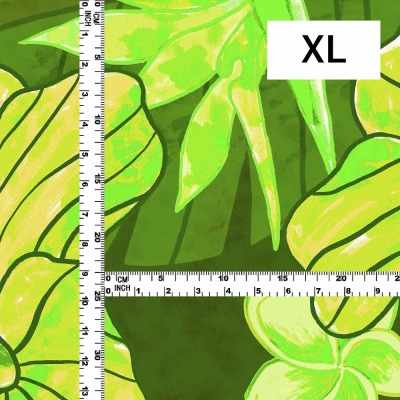 Hula Fabric / Hibiscus / JKH-684-GR