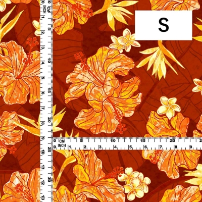 Hula Fabric / Hibiscus / JKH-684-OR