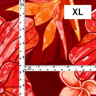 Hula Fabric / Hibiscus / JKH-684-RD