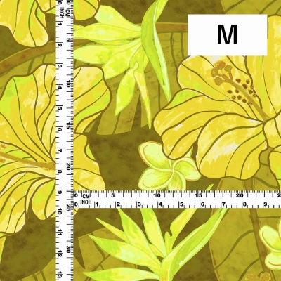 Hula Fabric / Hibiscus / JKH-684-YE