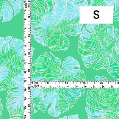Hula Fabric / Monstera / JKH-704-LGR