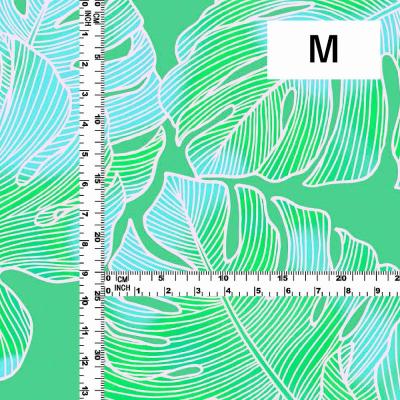 Hula Fabric / Monstera / JKH-704-LGR