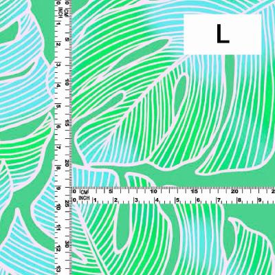Hula Fabric / Monstera / JKH-704-LGR
