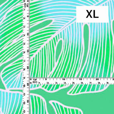 Hula Fabric / Monstera / JKH-704-LGR