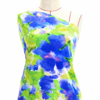 Hula Fabric / Watercolor Floral / JKH-706-BL