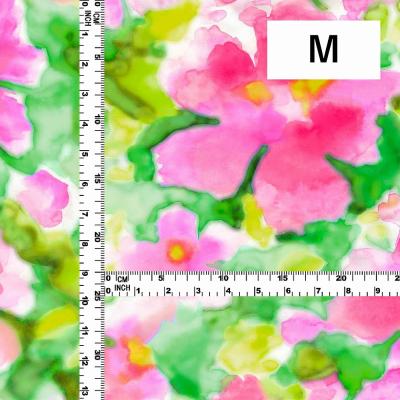 Hula Fabric / Watercolor Floral / JKH-706-GRPI