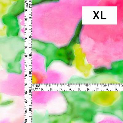 Hula Fabric / Watercolor Floral / JKH-706-GRPI
