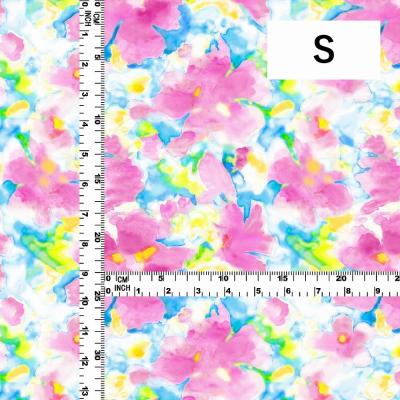 Hula Fabric / Watercolor Floral / JKH-706-LBLPI