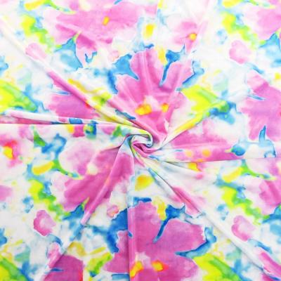 Hula Fabric / Watercolor Floral / JKH-706-LBLPI