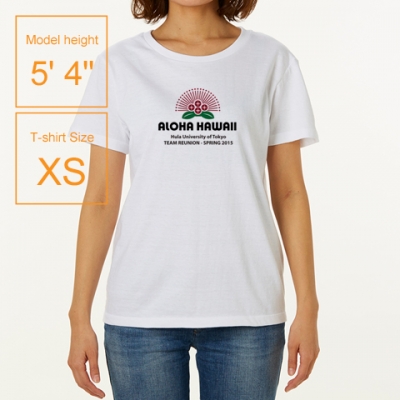 Hula Original Name Print T-shirt / Lehua / White / OT002w