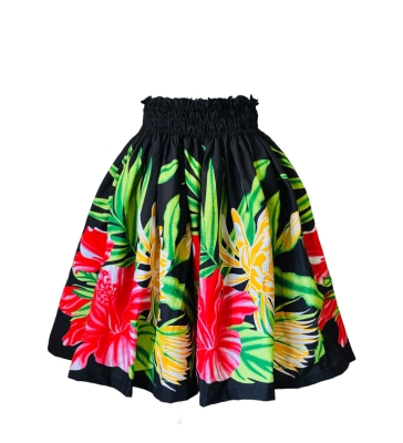 Hula Kids Pa'u Keiki XL size/ Black / S102-XL