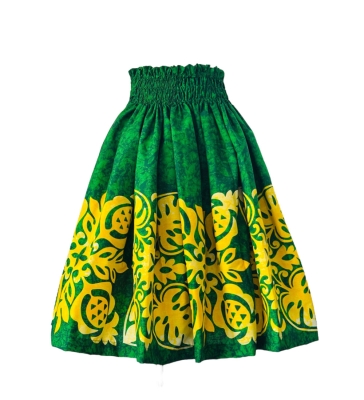 Hula Kids Pa'u Keiki XL size/ Green / S12-XL