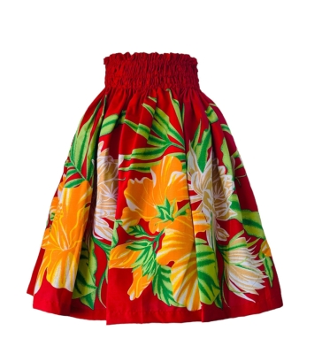 Hula Kids Pa'u Keiki XL size/ Red / S14-XL