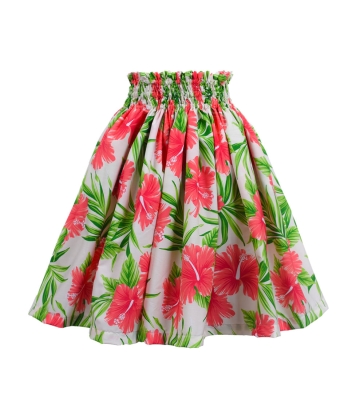 Hula Kids Pa'u Keiki XL size/ White / S25-XL