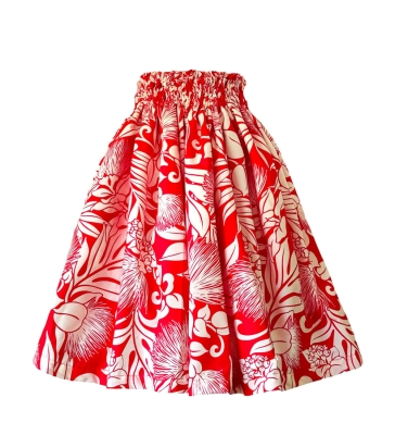 Hula Kids Pa'u Keiki XL size/ Red / S26-XL