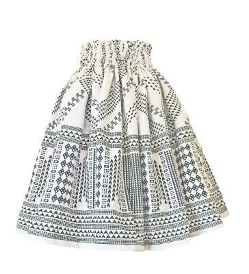 Hula Kids Pa'u Keiki XL size/ White / S35-XL
