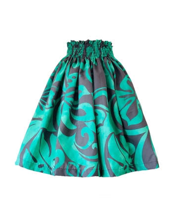 Hula Kids Pa'u Keiki XL size/ Gray & Green / S38-XL
