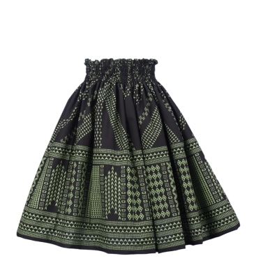 Hula Kids Pa'u Keiki XL size/ Black Green / S5-XL
