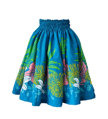 Hula Kids Pa'u Keiki XL size/ Teal / S59-XL