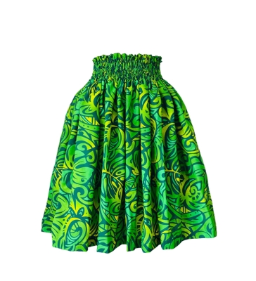 Hula Kids Pa'u Keiki XL size/ Green & Yellow / S79-XL