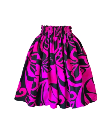 Hula Kids Pa'u Keiki XL size/ Black & Pink / S99-XL
