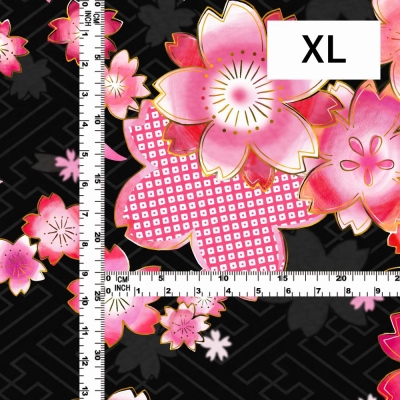Japan Fabric / Cherry Blossom / JWA-003-BK