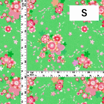 Japan Fabric / Cherry Blossom / JWA-003-GR