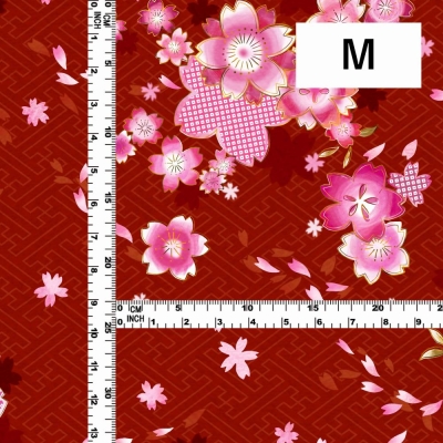Japan Fabric / Cherry Blossom / JWA-003-RD