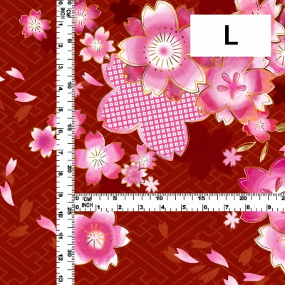 Japan Fabric / Cherry Blossom / JWA-003-RD
