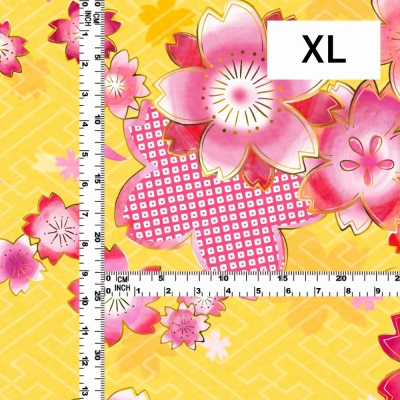 Japan Fabric / Cherry Blossom / JWA-003-YE