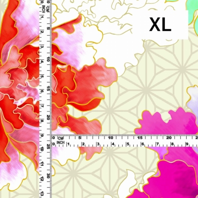 Japan Fabric / Peony / JWA-007-BE