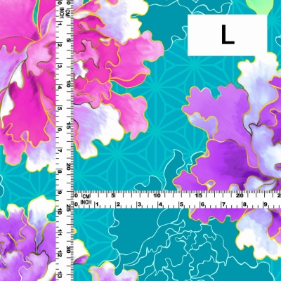 Japan Fabric / Peony / JWA-007-LBL