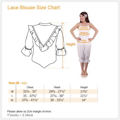 Hula Lace Blouse / Black / J1833