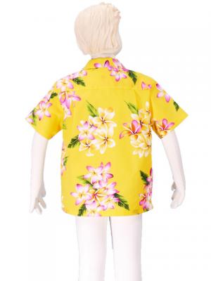 Hawaiian Shirt Boys / Yellow / Gc102y