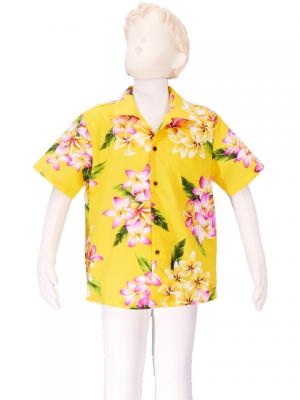 Hawaiian Shirt Boys / Yellow / Gc102y