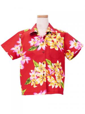 Hawaiian Shirt Girls / Red / Gc103r