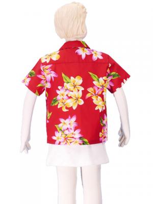 Hawaiian Shirt Girls / Red / Gc103r