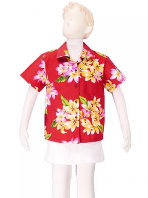 Hawaiian Shirt Girls / Red / Gc103r