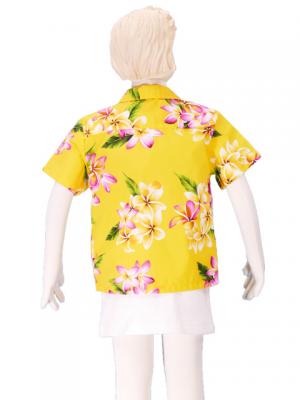 Hawaiian Shirt Girls / Yellow / Gc103y