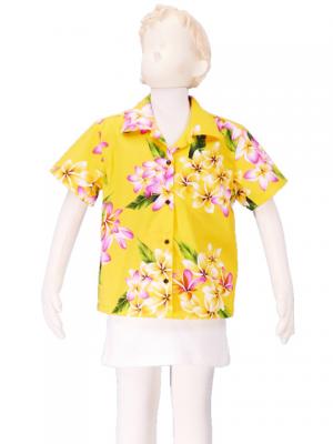 Hawaiian Shirt Girls / Yellow / Gc103y