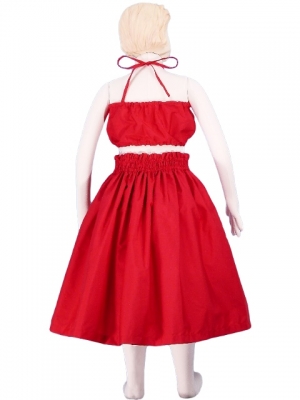 Hula Kids Pa'u Keiki / Solid / Red / Gc42rd