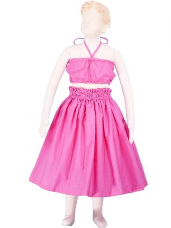 Hula Kids Pa'u Keiki / Solid / Pink / Gc43pi