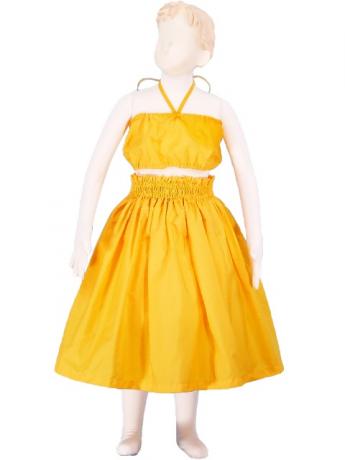 Hula Kids Pa'u Keiki / Solid / Yellow / Gc45ye