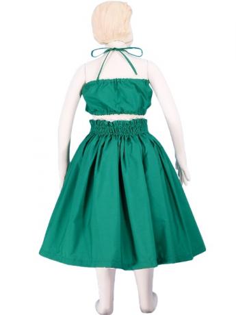 Hula Kids Pa'u Keiki / Solid / Green / Gc46gr
