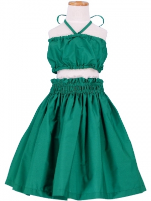 Hula Kids Set up Keiki / Solid / Green / Gc46