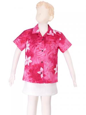 Hawaiian Shirt Girls / Red / Gc71r